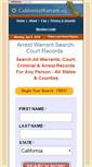 Mobile Screenshot of californiawarrant.org